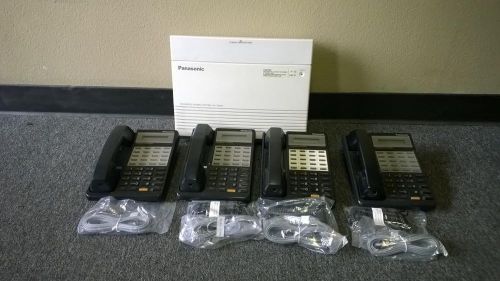 Panasonic KX-TA624 Phone system Package with (4) KX-T7030 Speaker LCD Phones