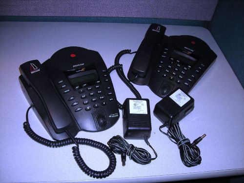 Polycom soundpoint pro  2-line conference phone speakerphone with caller id for sale