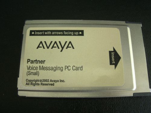 Avaya Lucent Partner ACS Voice Messaging PC Card Small 700374671 CWD3B - DEFAULT