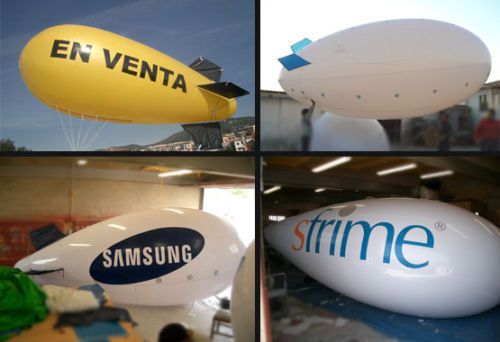Giant 8m  advertising inflatable helium blimp with your logo for sale
