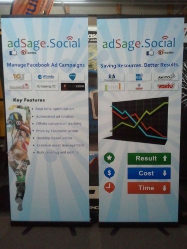 Retractable banner stands for sale