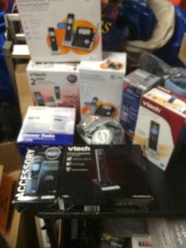 Wholesale Lot Bundle Small House Electronics Vtech Sony AT&amp;T Phones Radio
