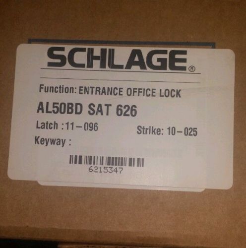Schlage al50bd sat 626   office lock for sale