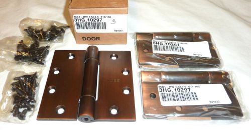 3 Ives 3CB1HW 4.5&#034; x 4.5&#034; 614/10A Heavy Weight Mortise Hinges OXIDIZED BRONZE