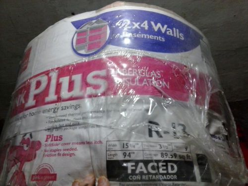 PINK PLUS fiberglass insulation