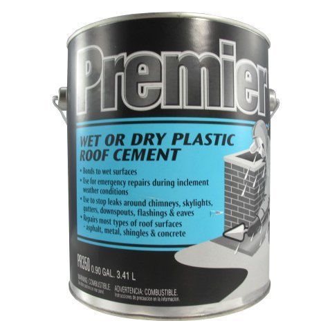 Gallon Premier Wet or Dry Plastic Roof Cement