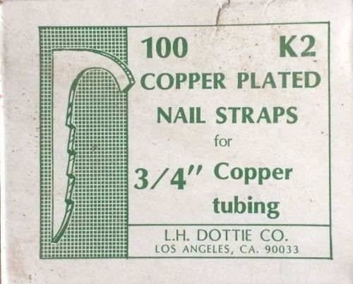 L.H. DOTTIE COPPER PLATED NAIL STRAPS ( 76 BOXES )