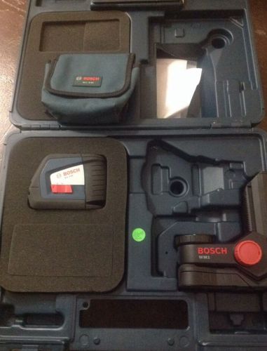 Bosch gll 2-50 self leveling cross line laser with stand for sale