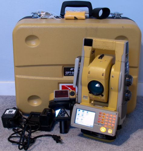 Topcon gpt-9005a x-trac 7 5&#034; reflectorless robotic total station survey unit +rc for sale
