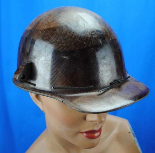 Vtg Industrial MSA Welding Mask Quick Relase Hard Hat Hardhat Helmet Skullgard
