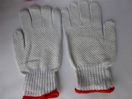 Grainger grip dot gloves cotton size l 3 pair  9xwf6 for sale