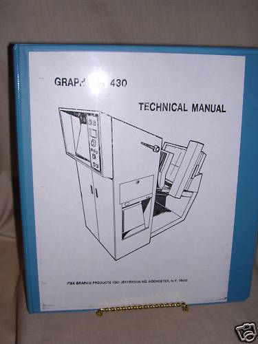 Graphitek 430 - Technical Manual