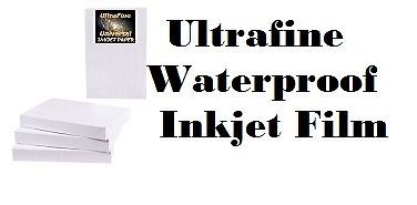 Waterproof inkjet film 17&#034; x 22&#034; /100  screen printing for sale