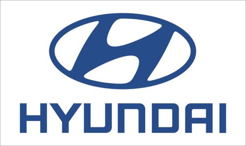 2X Hyundai Logo Funny Car Vinyl Sticker Decal Laptop Tablet Window  F A C - 702