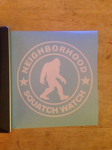 Neighborhood squatch watch vinyl decal 5&#034; for sale