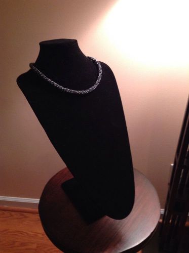 Black Velvet Necklace Showcase/ Display Stand