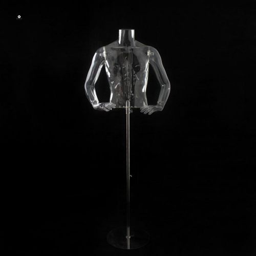 Male Plastic Mannequin Half Body Manikin~QianWan Displays