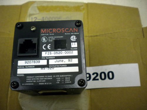 (9200) Microscan FIS-0520-0002 Bar Code MS-520