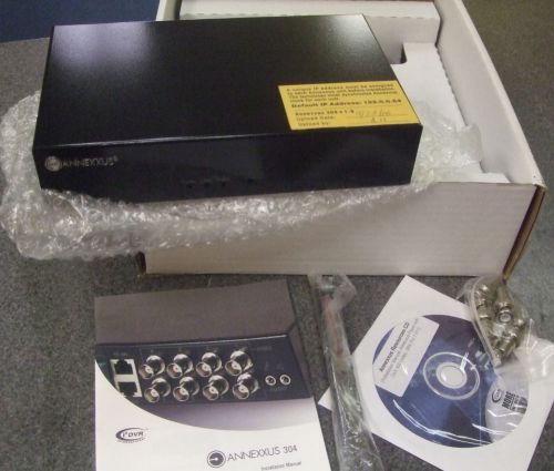 New i3 dvr annexxus 304 network video server 4-channel ip encoder in box   4s for sale