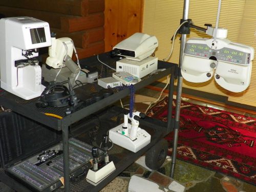 Ophthalmological or optometrist equipment the complete exam room plus a/b scan for sale