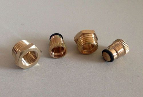 1/4&#034; Male Rubber Ring Compression Aeal Pump Drain Plug Drain Valve AirCompressor