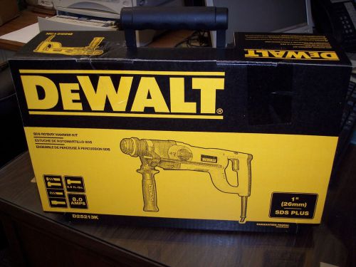 New dewalt d25213k 1-inch d-handle three mode sds+ rotary hammer drill sds plus for sale