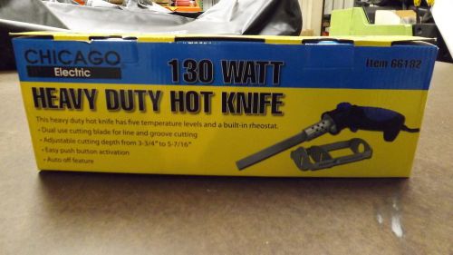 New chicago 130 watt hot knife, foam cutter, webbing cutter for sale