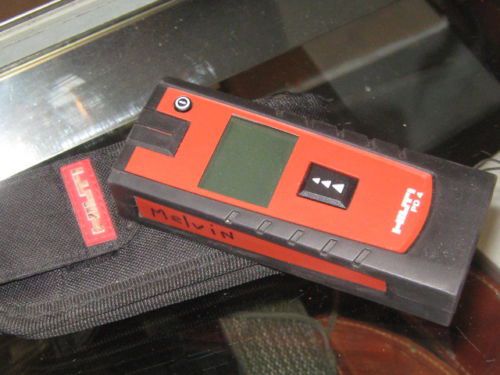 Good used HILTI PD4 LASER range meter PD 4 WITH  POUCH