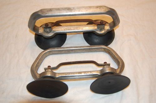 Pair of USA Made Suction Cup Glass Handlers