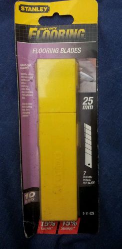 Stanley Flooring Blades 25mm Pack of 10  5-11-329 for stanley utility knife
