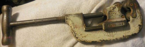 Vintage reed no  2-4 pipe / tubing cutter cuts 1/2&#034;-2&#034; made in usa ,erie pa tool for sale