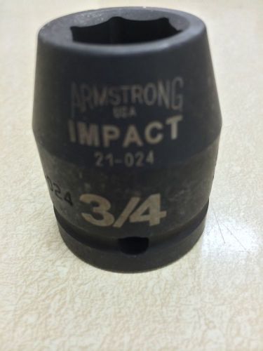 Armstrong 3/4&#034; Impact Socket