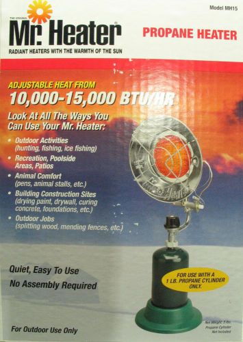 Portable propane mr heater 15000 btu mh15 safety shutoff infra-red assembled for sale