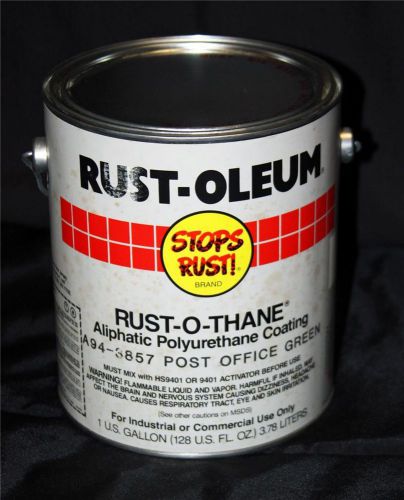 Rustoleum rust-o-thane polyurethane coating enamel paint po green a94-3857 new for sale