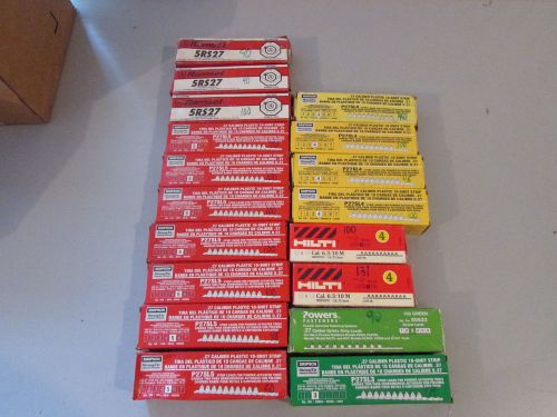 Simpson .27 caliber 10 shot strip loads for power actuated tools qty: 1593 shots for sale