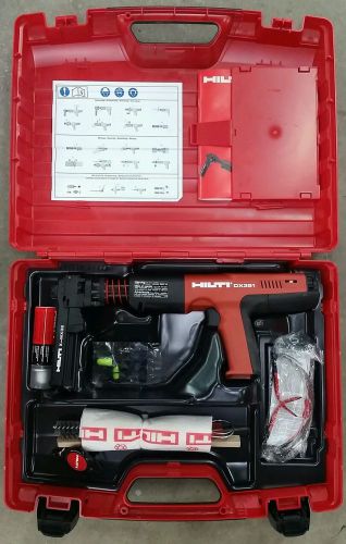 BRAND NEW Hilti DX351 Powder Actuated Tool Nail Gun w/ MX27 Nail Magazine