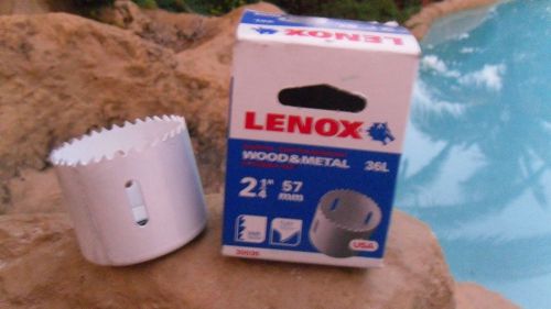 Lenox 30036-36l bi-metal hole saw  2 1/4&#034; 57mm for sale