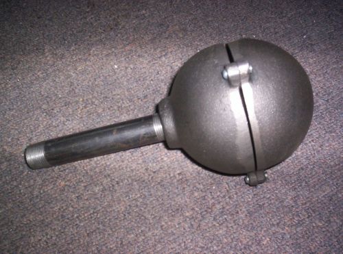 Nice early style waterloo gas engine co hit miss ball muffler with pipe 3/4&#034; for sale