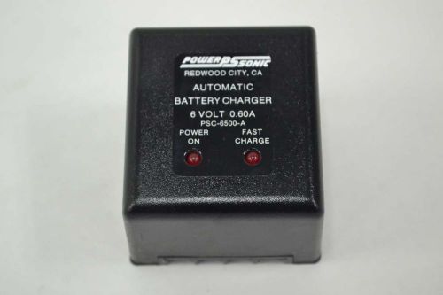 POWER-SONIC PSC-6500-A AUTOMATIC BATTERY CHARGER 120V-AC 6V-DC 0.6A B347674