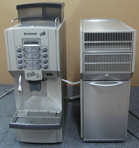 Bremer Viva 24 Bean to Cup Coffee/Latte/Espresso/Cappuccino Machine with Fridge