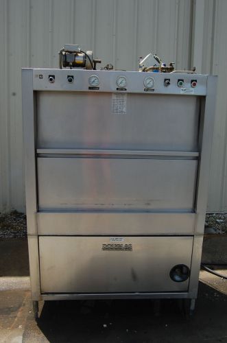Douglas sd-16 high temp pan, rack amd dish washer w/ dema dispenser, bakery! for sale