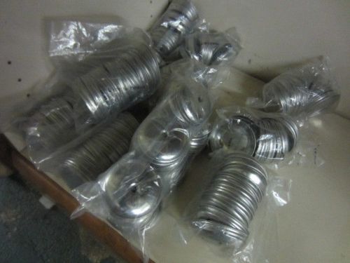 Lot of 10 Large Shaker Stainless Lids - MUST SELL! SEND ANY ANY OFFER!