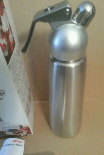 NEW Mosa Stainless Culinary Whipped Cream Dispenser (Grande) NSF 75% Off NIB