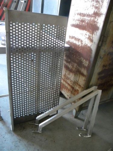 STAINLESS STEEL SHELVING WITH BRACKETS