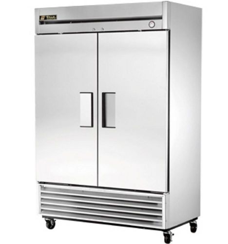 True ts-49f commercial stainless reach-in solid swing (2)door freezer !!!! for sale