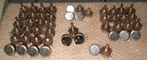 Lot of 49 Allen Bradley Miscellaneous Potentiometers