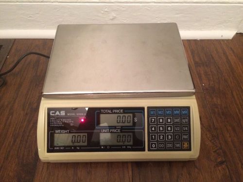CAS S2000 Jr Price Computing Scale 60 LB Max As Is