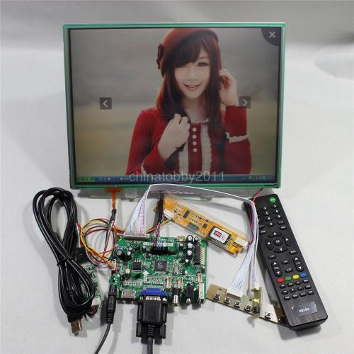 HDMI+VGA+AV+Audio+USB FPV Controller board+12.1&#034; LTD121ECNN 1024*768 Touch panel