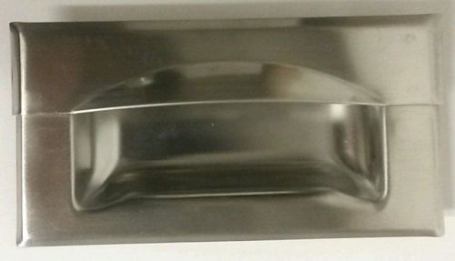 Component Hardware P63-1012 Stainless Steel Drawer Pull w/Frame Beveled Edge