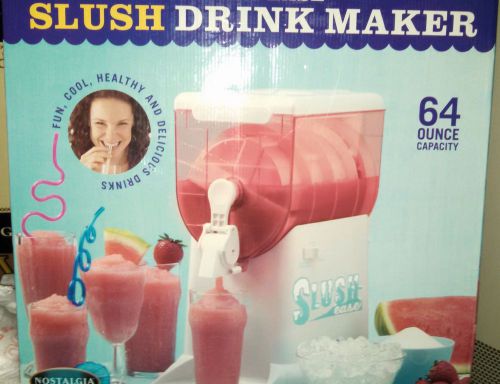 Slush Drink Maker SLUSH-EASE Frozen Drink Super 64oz NOSTALGIA Brand New!